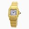 Santos Galbe Watch in K18 Yellow Gold from Cartier 1