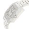 CARTIER WF9004Y8 Santos Demoiselle LM Bezel Diamond Watch K18 oro bianco K18WG da donna, Immagine 6