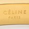 Brazalete de metal dorado de Celine, Imagen 5