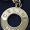 Gold Circle Motif 3 Row Logo Necklace from Celine 5