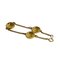 Triomphe Chain Bracelet in Black & Gold from Celine 2
