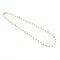 Plastic/Metal White/Gold Necklace from Celine 1