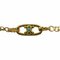 Türkisfarbene Macadam Halskette aus Metall und Stein von Celine 4