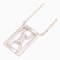 CELINE Diamond Necklace K18PG Pink Gold 290765, Image 1