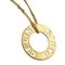 CELINE Circle Necklace 50cm K18 YG Yellow Gold 750 Neckalce 3