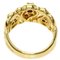 CELINE Diamond Ring K18 Yellow Gold Ladies 4