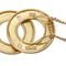 W Circle 18k Yellow Gold Necklace from Celine 3