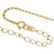 CELINE Circle Macadam Necklace K18 Yellow Gold Women's 5