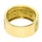 CELINE Diamond Ring K18 Yellow Gold Women's, Image 8