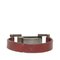 ark Brown Plate, Leather & Metal Bracelet from Chanel 3