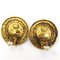 Fake Pearl Gold Earrings from Chanel, Set of 2 3