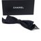 Broche con cinta en negro satinado de Chanel, Imagen 1