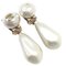 Pearl Earrings Coco Mark Fake G Hardware Gp in Gold from Chanel, Set of 2 1