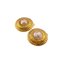 Fake Pearl Earrings in Gold from Chanel, Set of 2, Image 1