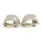 Earrings Here Mark in Metal Matte Silver from Chanel, Set of 2, Image 2