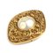 Brooch in Metal/Fake Pearl Gold/Off White from Chanel 3