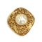 Brooch in Metal/Fake Pearl Gold/Off White from Chanel 2