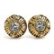 Earrings in Metal/Rhinestone Gold/Silver Womens E55832a from Chanel, Set of 2 2