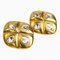 Chanel Earrings Metal/Rhinestone Gold/Silver Ladies, Set of 2, Image 1