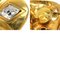 Pendientes Chanel de metal / diamantes de imitación dorado / plateado para mujer, Juego de 2, Imagen 5