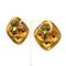 Chanel Earrings Metal/Rhinestone Gold/Silver Ladies, Set of 2, Image 3
