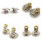 Earrings in Metal Silver from Chanel, Set of 2 4
