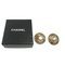 Fake Pearl Engraved Gp Gold Earrings from Chanel, Set of 2 1