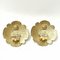 Colored Stone Flower Motif Earrings from Chanel, Set of 2 5