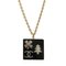 Square Plate Clover Tree Coco Mark Necklace from Chanel 1