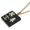 Square Plate Clover Tree Coco Mark Necklace from Chanel 3