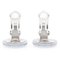 Coco Mark Earrings 00A in Plastic & Silver from Chanel, France, Set of 2 4