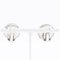 Coco Mark Earrings 00A in Plastic & Silver from Chanel, France, Set of 2 3