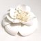 Corsage White Brooch from Chanel 3