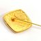 Broche vintage de metal dorado para mujer de Chanel, Imagen 4