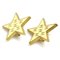 Earrings Coco Mark Star in Metal/Enamel Gold/Off-White from Chanel, Set of 2 3