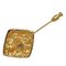 Coco Mark Diamond Brooch Stole Pin in Gold Plated from Chanel 2