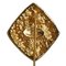 Spilla con spilla con diamanti Coco Mark placcata in oro di Chanel, Immagine 3