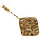 Coco Mark Diamond Brooch Stole Pin in Gold Plated from Chanel 1
