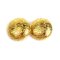 Earrings Logo in Metal Gold from Chanel, Set of 2, Image 2