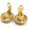 Runde Vintage Ohrringe aus Gold von Chanel, 2 . Set 4