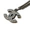 00V Coco Mark Rhinestone 10V Engraved Necklace from Chanel 4