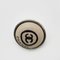 00T Round Coco Earrings in Beige from Chanel, Set of 2 6