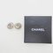 00T Round Coco Earrings in Beige from Chanel, Set of 2 10