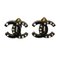 Earrings with Rhinestone in Metal from Chanel, Set of 2 1