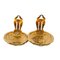 Chanel Gripore Earrings Gold Ladies, Set of 2, Image 9