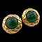 Chanel Gripore Earrings Gold Ladies, Set of 2 1