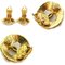 Chanel Earrings Here Mark in Metal Gold Ladies from Chanel 5