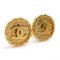 Earrings Here Mark in Metal Gold Ladies from Chanel, Set of 2 1