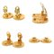 Earrings Here Mark in Metal Gold Ladies from Chanel, Set of 2, Image 4