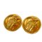 93P Coco Mark Earrings in Gold from Chanel, Set of 2 2